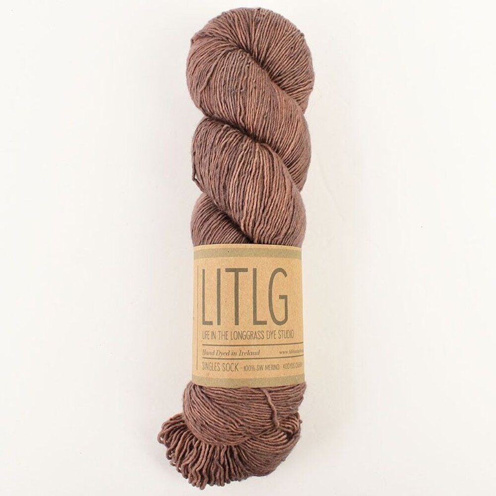LITLG Singles Sock Yarn 100% Superwash Merino Wool Hand Dyed Sunkissed